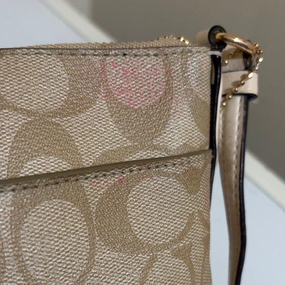 Coach Tan Signature Crossbody Bag - Picture 3 of 12